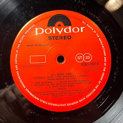 It's About Time (VINYL) | Near Mint- (NM-) Excellent+ (EX+) - EXPERIMENTAL / USED *NEAR MINT-*