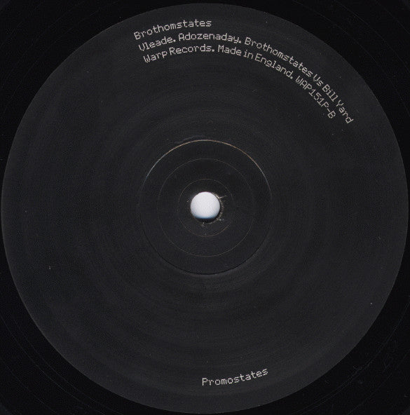 Brothomstates - Promostates (VINYL LP) | Near Mint (NM or M-) Generic - EXPERIMENTAL / USED *NEAR MINT*