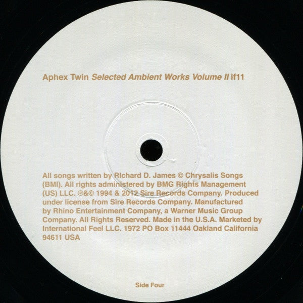 Aphex Twin - Selected Ambient Works Volume II (VINYL 3LP) | Near Mint (NM or M-) Near Mint- (NM-) - EXPERIMENTAL / USED *NEAR MINT*