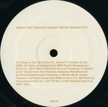 Aphex Twin - Selected Ambient Works Volume II (VINYL 3LP) | Near Mint (NM or M-) Near Mint- (NM-) - EXPERIMENTAL / USED *NEAR MINT*