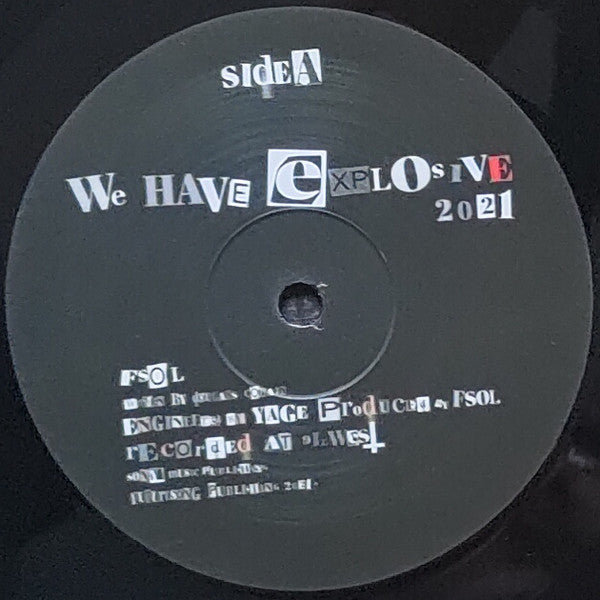FSOL - We Have Explosive (VINYL LP) | USED Near Mint (NM or M-) Near Mint (NM or M-) - EXPERIMENTAL / USED *NEAR MINT*