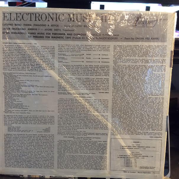 Electronic Music III (VINYL) | Near Mint (NM or M-) Near Mint (NM or M-) - EXPERIMENTAL / USED *NEAR MINT*