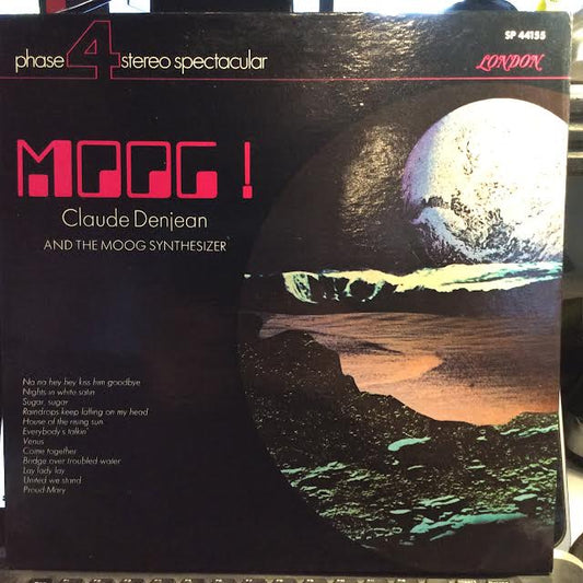 Moog! Claude Denjean And The Moog Synthesizer (VINYL) | Near Mint (NM or M-) Near Mint (NM or M-) - EXPERIMENTAL / USED *NEAR MINT*