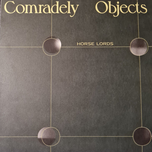 Horse Lords - Comradely Objects (Black Vinyl) | Mint (M) Mint (M) - EXPERIMENTAL *SEALED*