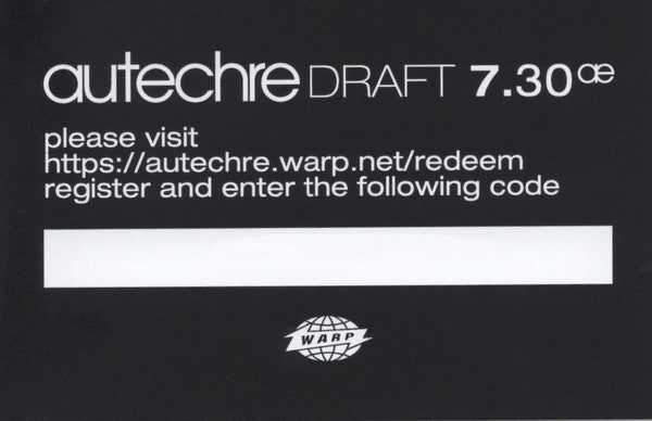 Autechre - Draft 7.30 | Mint (M) Mint (M) - EXPERIMENTAL *SEALED*