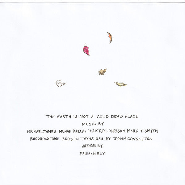 Explosions In The Sky The Earth Is Not A Cold Dead Place Temporary Residence Limited LP + 12", S/Sided, Etch + Album, RE Mint (M) Mint (M)