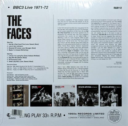 Faces Live (BBC3 - Live 1971-1972) | Mint (M) Mint (M)