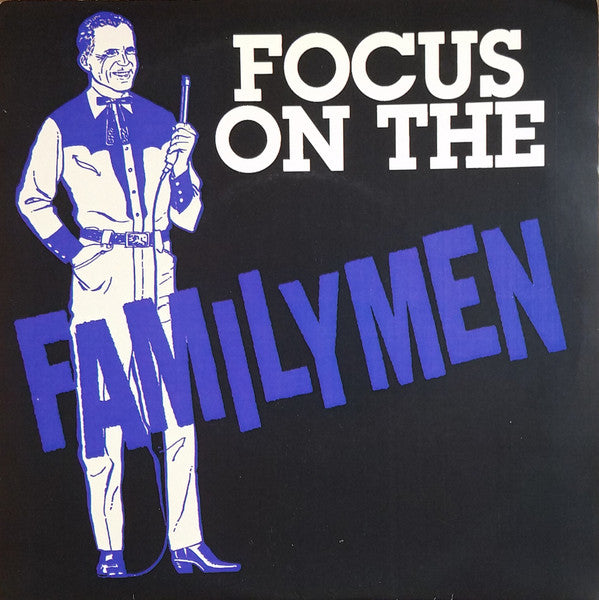 Family Men Focus on the Familymen Black Plastic Records 7", EP, Whi Near Mint (NM or M-) Mint (M)