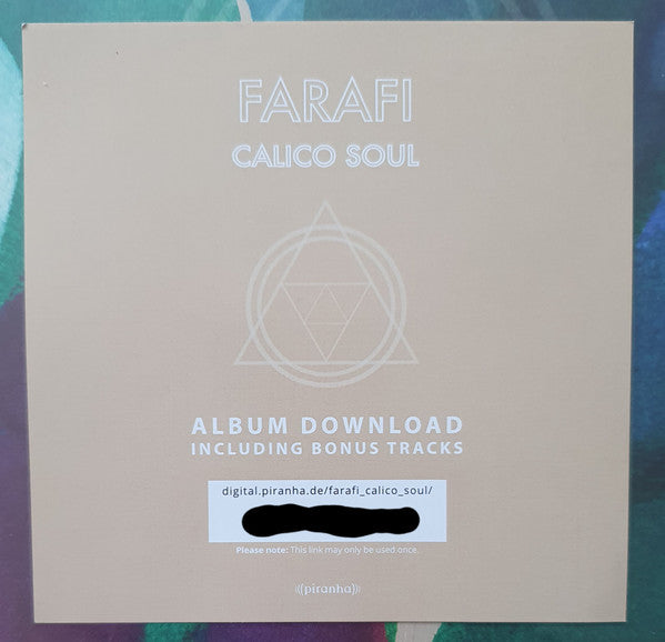 Farafi Calico Soul Piranha LP, 180 Mint (M) Mint (M)