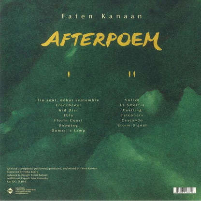 Faten Kanaan - Afterpoem | Mint (M) Mint (M) - EXPERIMENTAL/AMBIENT