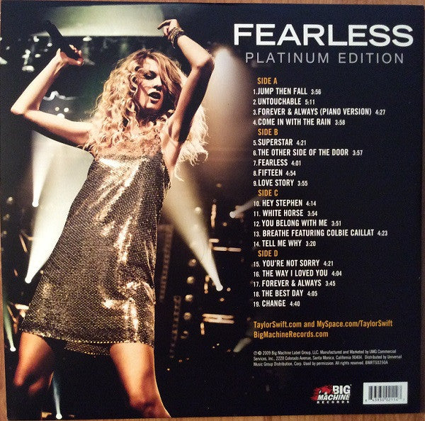 Taylor Swift Fearless (Platinum Edition) 2xLP Mint (M) Mint (M)