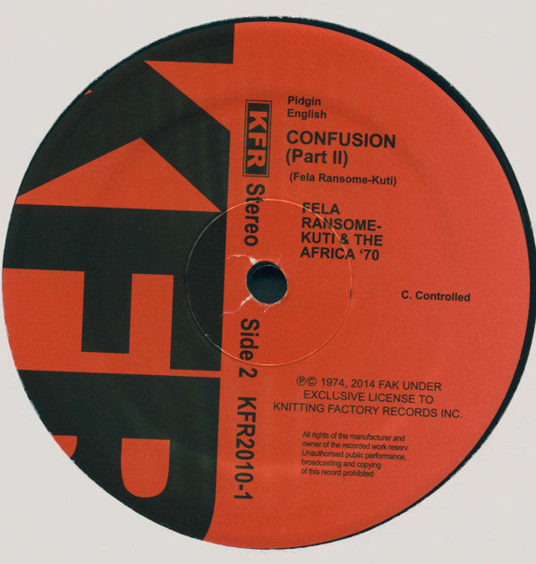 Confusion | Mint (M) Mint (M) - WORLD *SEALED*