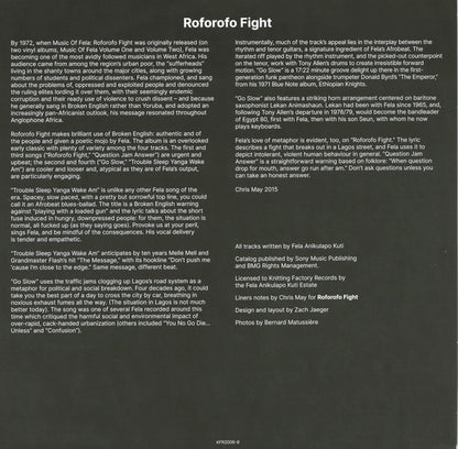 Music Of Fela - Roforofo Fight | Mint (M) Mint (M) - WORLD *COLOR*
