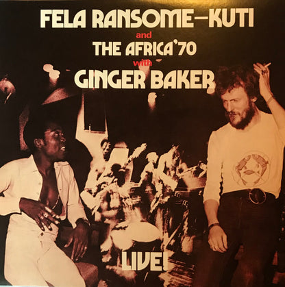 Fela Kuti And Africa 70 With Ginger Baker Live! Knitting Factory Records, Odeon LP, Album, RE Mint (M) Mint (M)