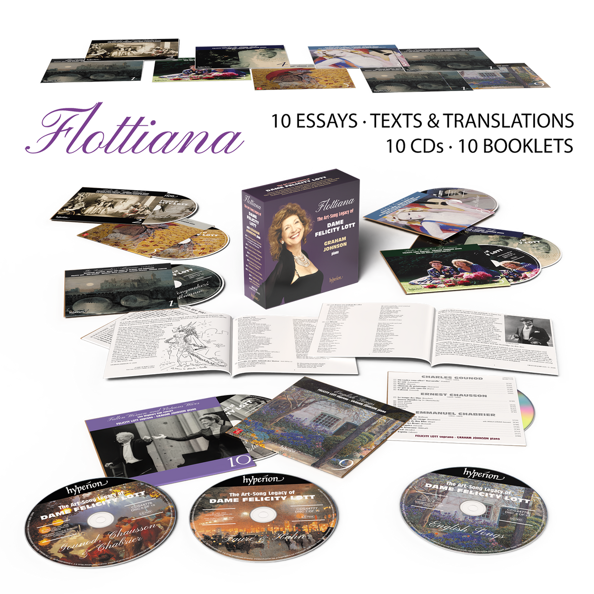 Felicity Lott/Graham Johnson - Flottiana: The Art-Song Legacy of Dame Felicity Lott [10CD Box Set] |