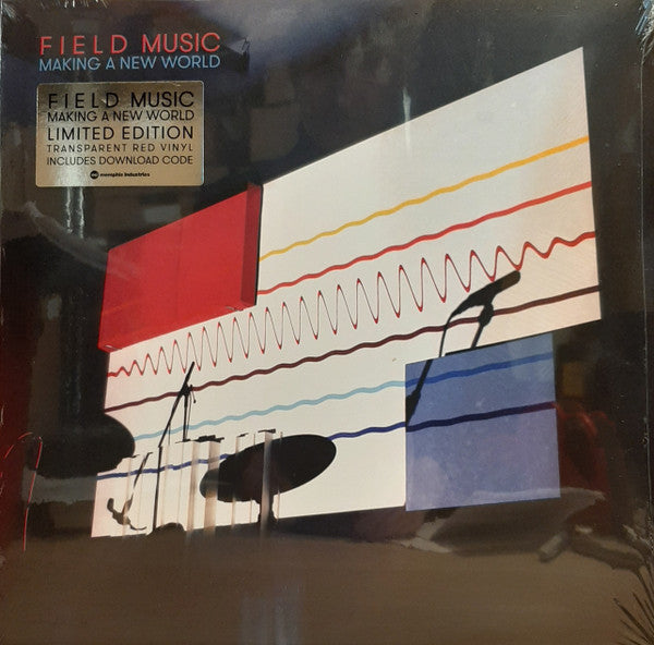 Field Music Making A New World Memphis Industries LP, Album, Ltd, Red Mint (M) Mint (M)