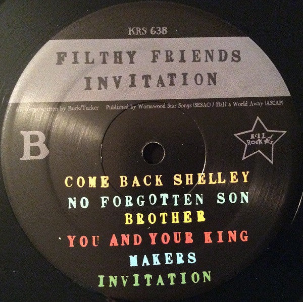 Filthy Friends Invitation Kill Rock Stars LP, Album Mint (M) Mint (M)
