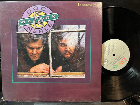 Doc & Merle Watson - Lonesome Road (VINYL LP LIBERTY LN-10027) | Near Mint- (NM-) Excellent (EX) - FOLK/BLUEGRASS / USED *NEAR MINT-*