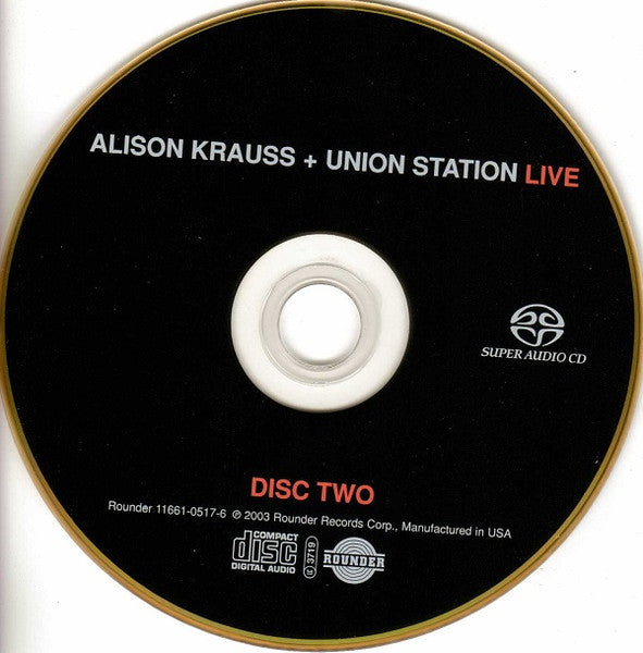 Alison Krauss + Union Station - Live (SACD) | USED - FOLK/BLUEGRASS / USED *NEAR MINT*