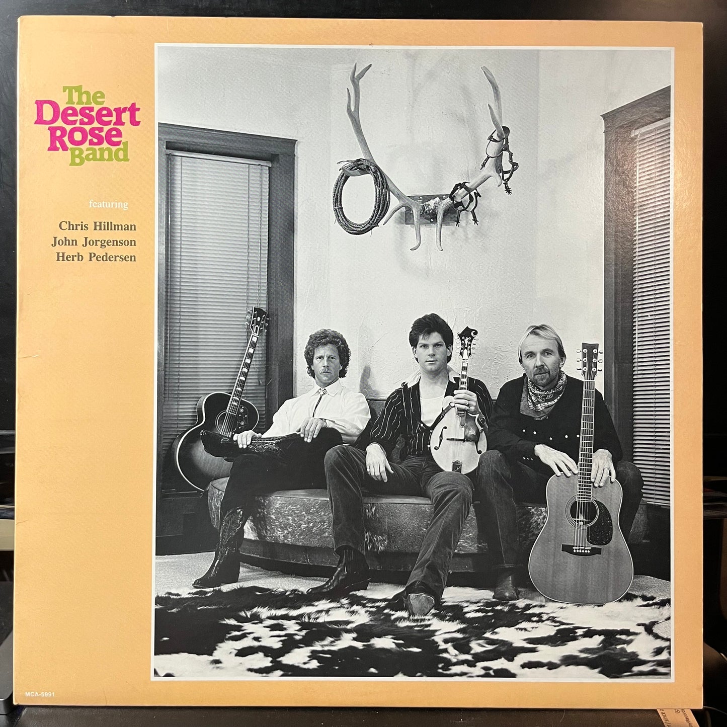 The Desert Rose Band* Featuring Chris Hillman, Joh - The Desert Rose Band (VINYL LP) | USED Near Mint (NM or M-) Near Mint (NM or M-) - FOLK/BLUEGRASS / USED *NEAR MINT*
