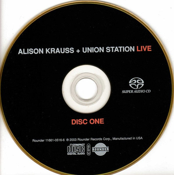 Alison Krauss + Union Station - Live (SACD) | USED - FOLK/BLUEGRASS / USED *NEAR MINT*
