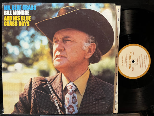 Bill Monroe And His Blue Grass Boys - Mr. Blue Grass (VINYL LP MCA MCA-82 1973) | USED Near Mint (NM or M-) Near Mint (NM) - FOLK/BLUEGRASS / USED *NEAR MINT*