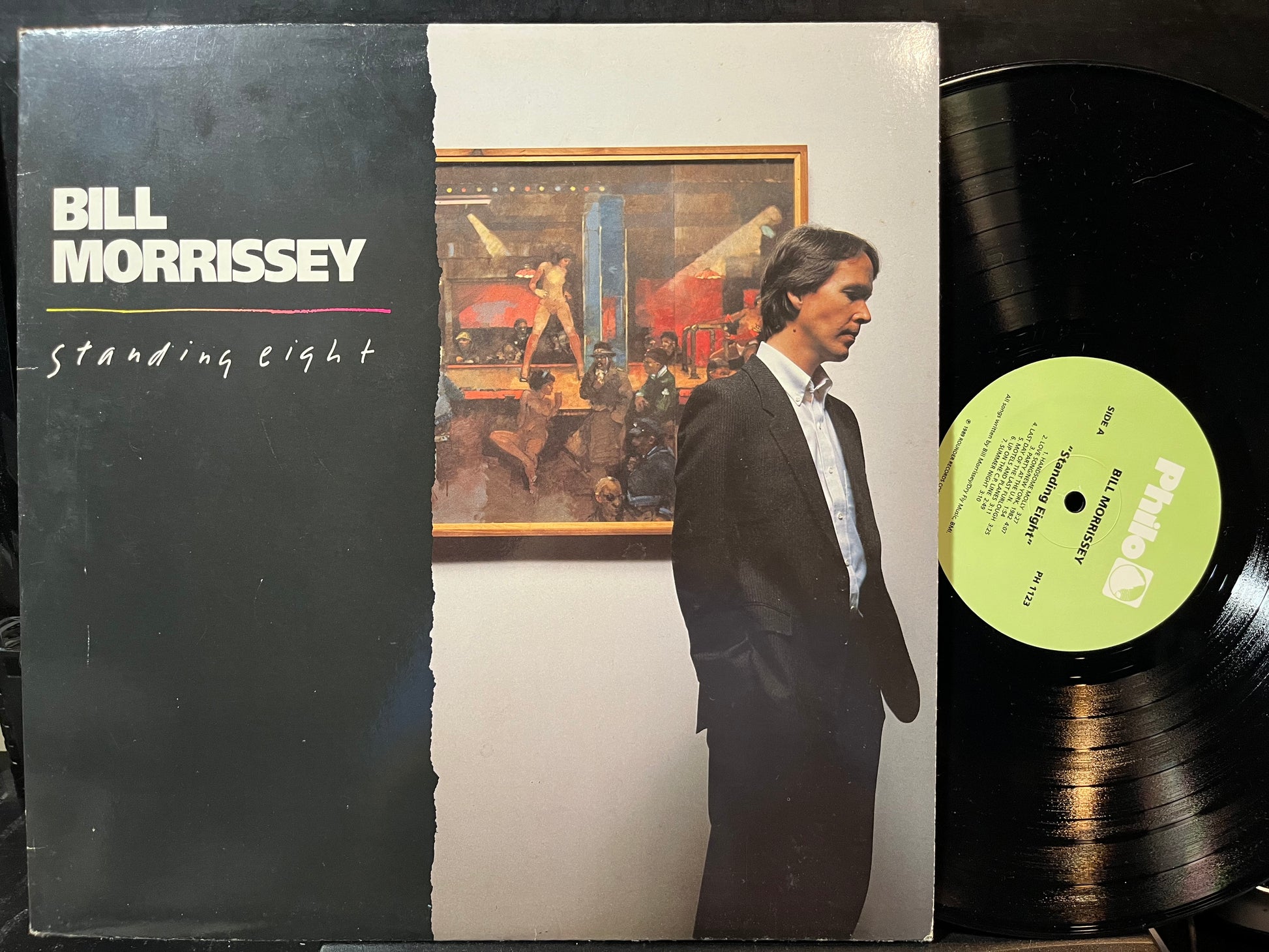 Bill Morrissey - Standing Eight (VINYL LP PHILO PHILO PH 1123 1989) | USED Near Mint (NM or M-) Excellent+ (EX+) - FOLK/BLUES / USED *NEAR MINT*
