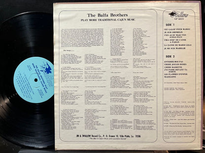 The Balfa Brothers - Play More Traditional Cajun Music (VINYL) | Near Mint (NM) Very Good Plus Plus (VG++) - FOLK/CAJUN