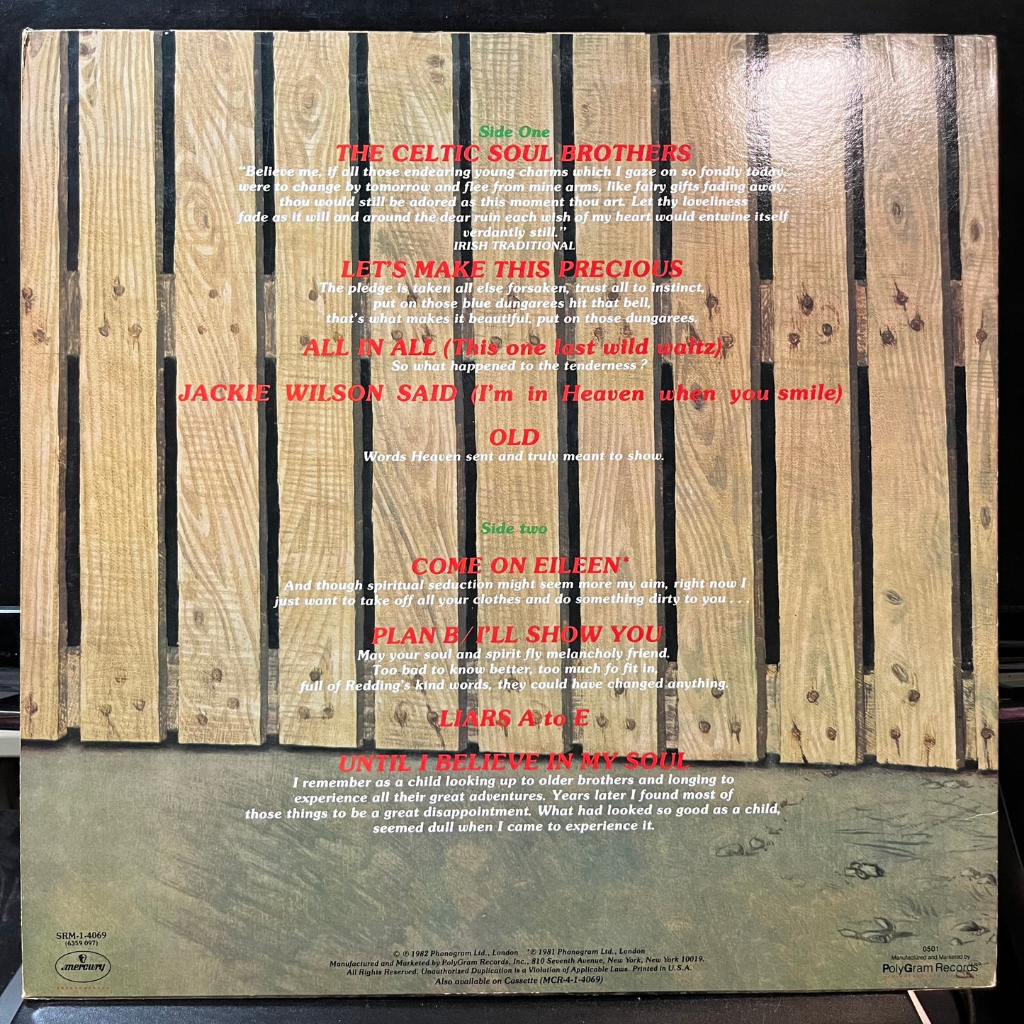 Kevin Rowland & Dexys Midnight Runners - Too-Rye-Ay (VINYL LP) | USED - FOLK/CELTIC / USED *NEAR MINT*