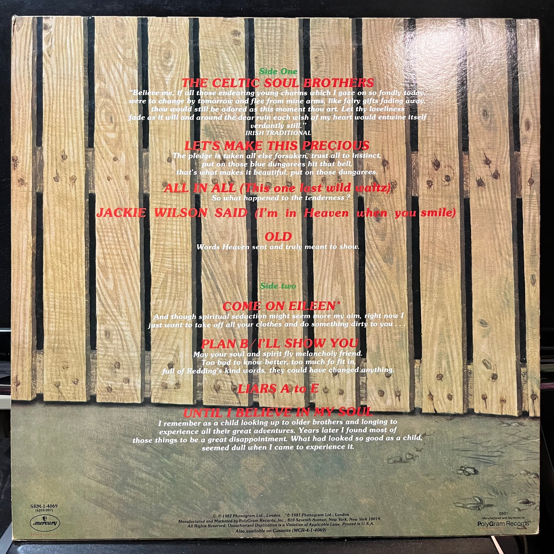 Kevin Rowland & Dexys Midnight Runners - Too-Rye-Ay (VINYL LP) | USED - FOLK/CELTIC / USED *NEAR MINT*
