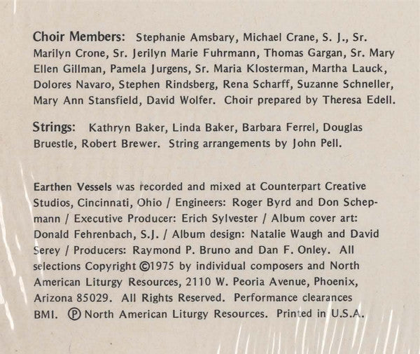 St. Louis Jesuits - Earthen Vessels | Near Mint (NM) Near Mint (NM) - FOLK/GOSPEL / USED *NEAR MINT*