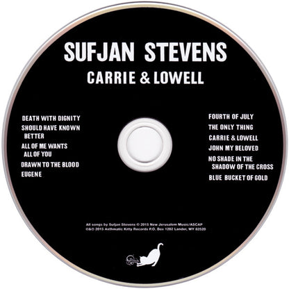 Sufjan Stevens - Carrie & Lowell (CD) | Mint (M) Mint (M) - FOLK *NEW/CD*