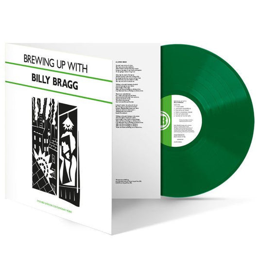 Billy Bragg - (PRESALE 11/27/26) Brewing Up With Billy Bragg (POLYLINED INNER GTFLD SOLID DARK GREEN VINYL LP) | NEW - FOLK *NEW/COLOR*