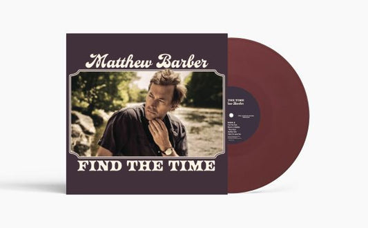 Matthew Barber - (PRESALE 11/20/26) Find The Time (VINTAGE MOUNT STICKER BURGUNDY VINYL LP) | NEW - FOLK *NEW/COLOR*