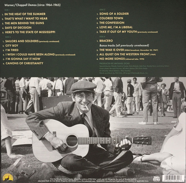 Phil Ochs - The Best Of The Rest: Rare And Unreleased Recordings (VINYL 2xLP LIBERATION HALL LIB-5130 2023) | Mint (M) Near Mint (NM) - FOLK / NEW *SEALED*