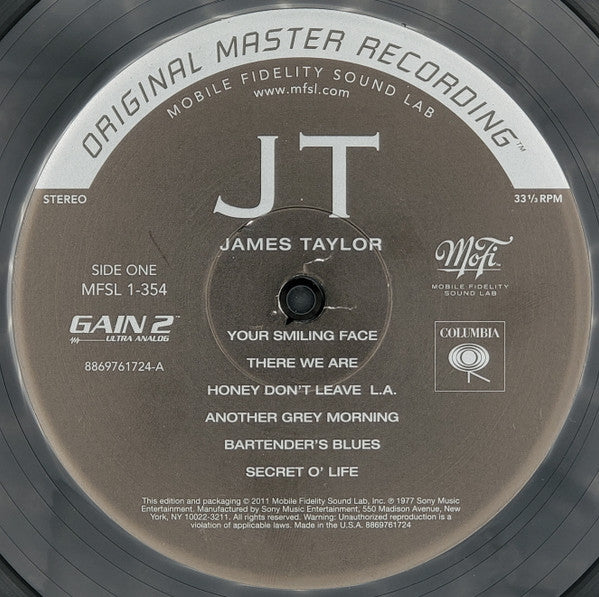 James Taylor - JT (MFSL VINYL) | Mint (M) Mint (M) - FOLK *NEW*