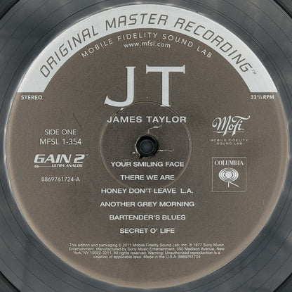James Taylor - JT (MFSL VINYL) | Mint (M) Mint (M) - FOLK *NEW*