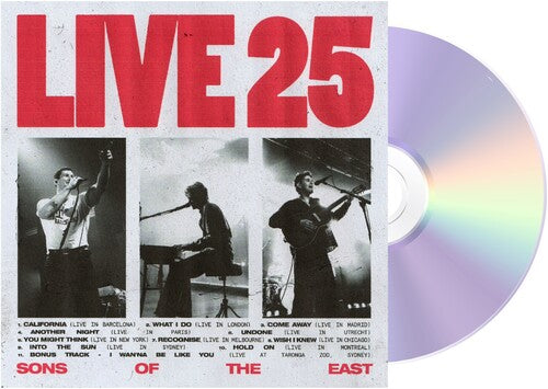 SONS OF THE EAST - (PRESALE 12/4/26) Live 25 (CD) | NEW - FOLK *NEW*