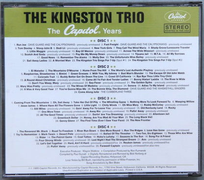 Kingston Trio - The Capitol Years | Very Good Plus (VG+) - FOLK / USED *VERY GOOD+/4XCD*