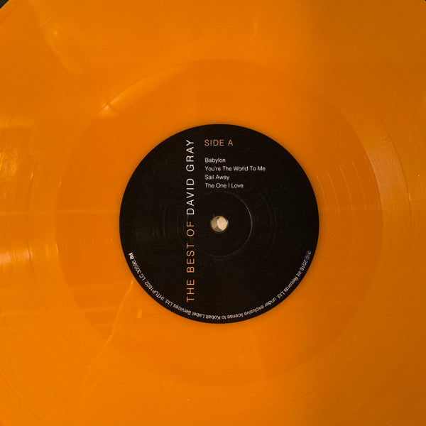 The Best Of David Gray (BEST BUY EXCLUSIVE | ORANGE VINYL) | Mint (M) Mint (M) - FOLK *SEALED/COLOR*