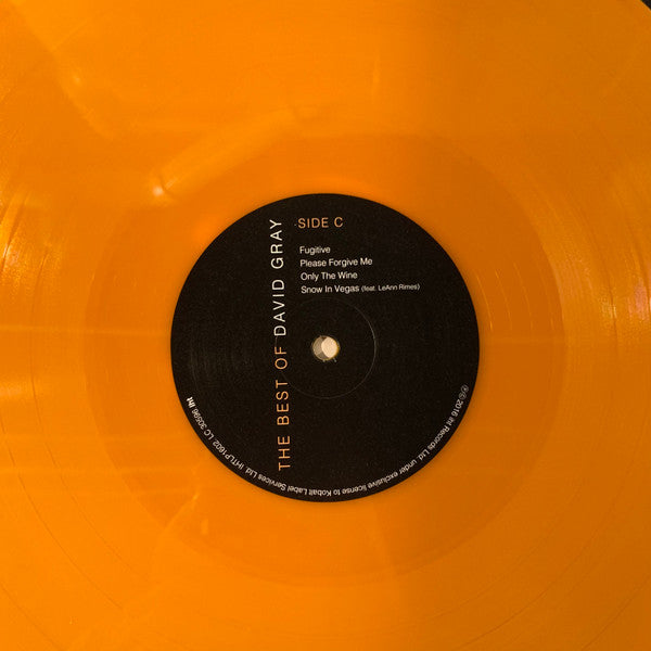 The Best Of David Gray (BEST BUY EXCLUSIVE | ORANGE VINYL) | Mint (M) Mint (M) - FOLK *SEALED/COLOR*