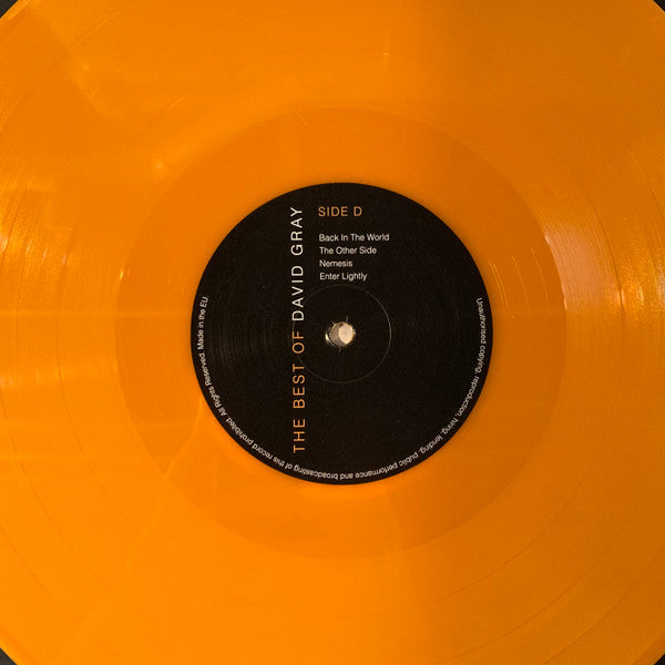 The Best Of David Gray (BEST BUY EXCLUSIVE | ORANGE VINYL) | Mint (M) Mint (M) - FOLK *SEALED/COLOR*
