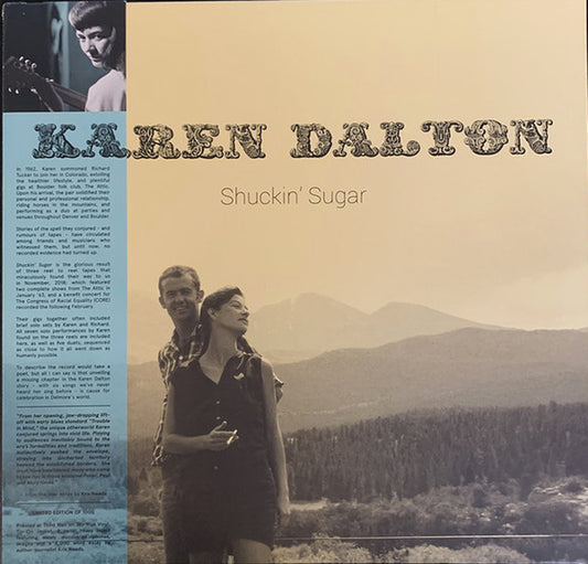 Karen Dalton - Shuckin' Sugar (SKY BLUE VINYL LP Delmore Recording Society DE035AB) | - FOLK *SEALED/COLOR*