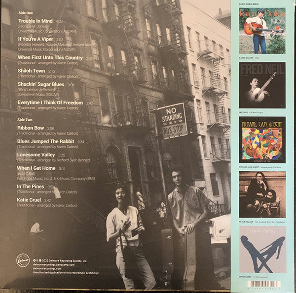 Karen Dalton - Shuckin' Sugar (SKY BLUE VINYL LP Delmore Recording Society DE035AB) | - FOLK *SEALED/COLOR*