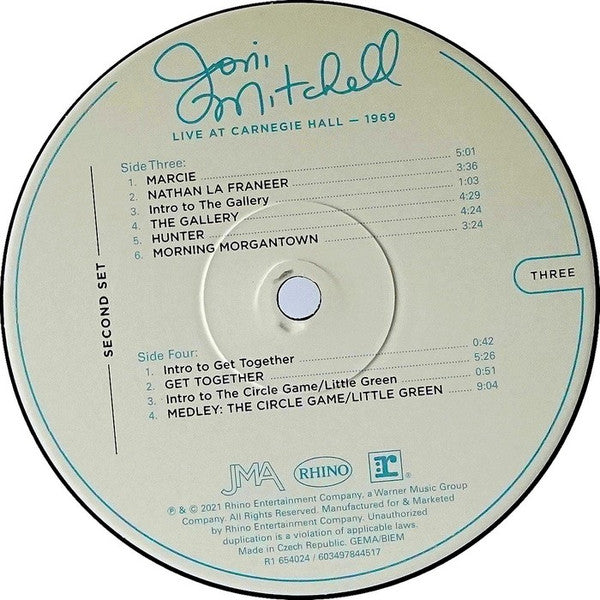 Live At Carnegie Hall - 1969 (3xVINYL) *DISCOUNT COPY* | Mint (M) Mint (M) - FOLK *SEALED*