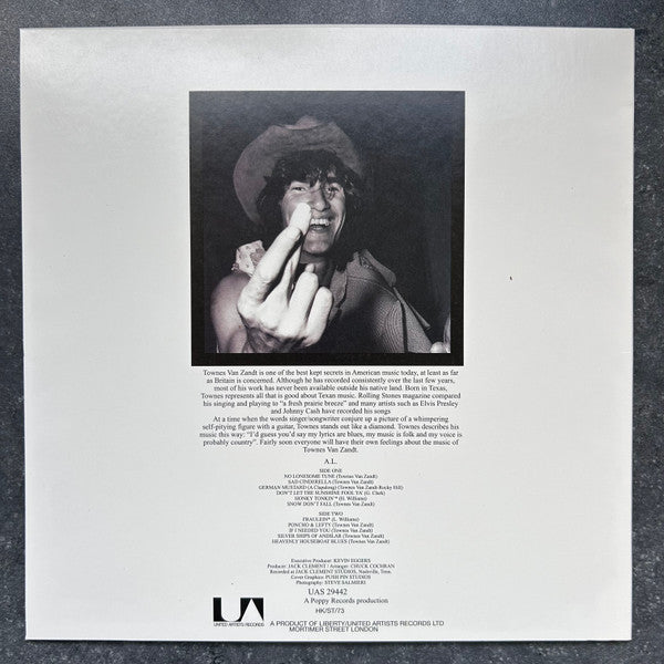 The Late Great Townes Van Zandt (VINYL) | Mint (M) Mint (M) - FOLK *SEALED*