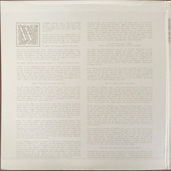 For Emma, Forever Ago (LTD EDT VINYL) | Mint (M) Mint (M) - FOLK *SEALED*