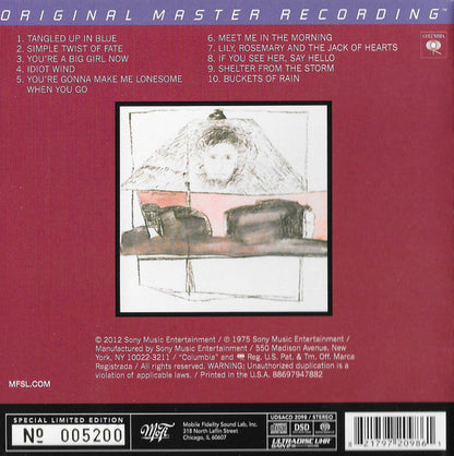 Blood On The Tracks (SACD) | Mint (M) Mint (M) - FOLK *SEALED*