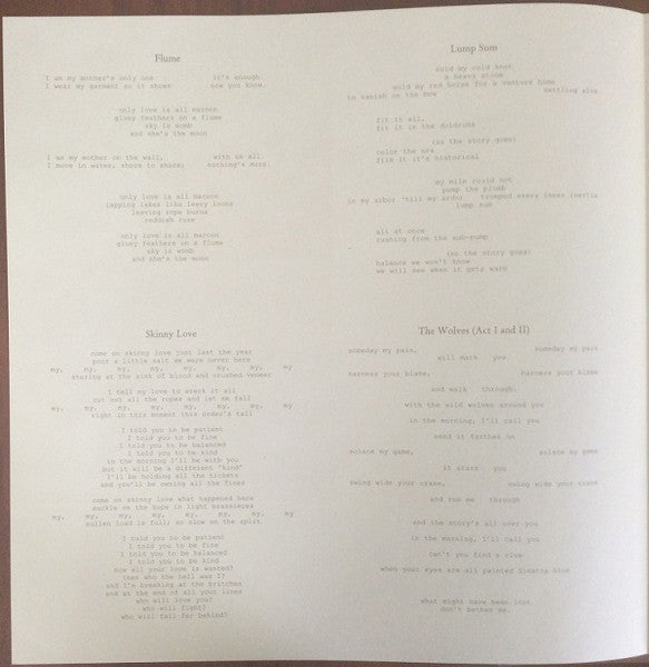 For Emma, Forever Ago (LTD EDT VINYL) | Mint (M) Mint (M) - FOLK *SEALED*