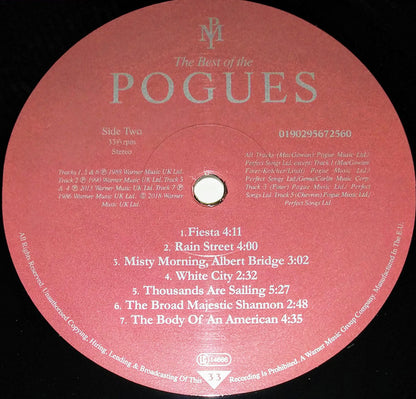 The Best Of The Pogues (VINYL)*CREASED* | Mint (M) Excellent (EX) - FOLK *SEALED*
